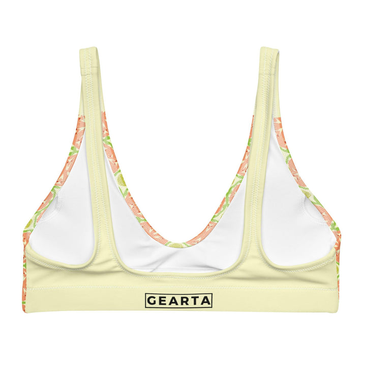GEARTA - Bikini Padded Top with Tropical Appeal