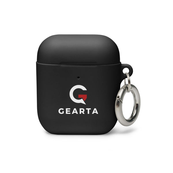 GEARTA - Minimalist Black Rubber AirPods Case