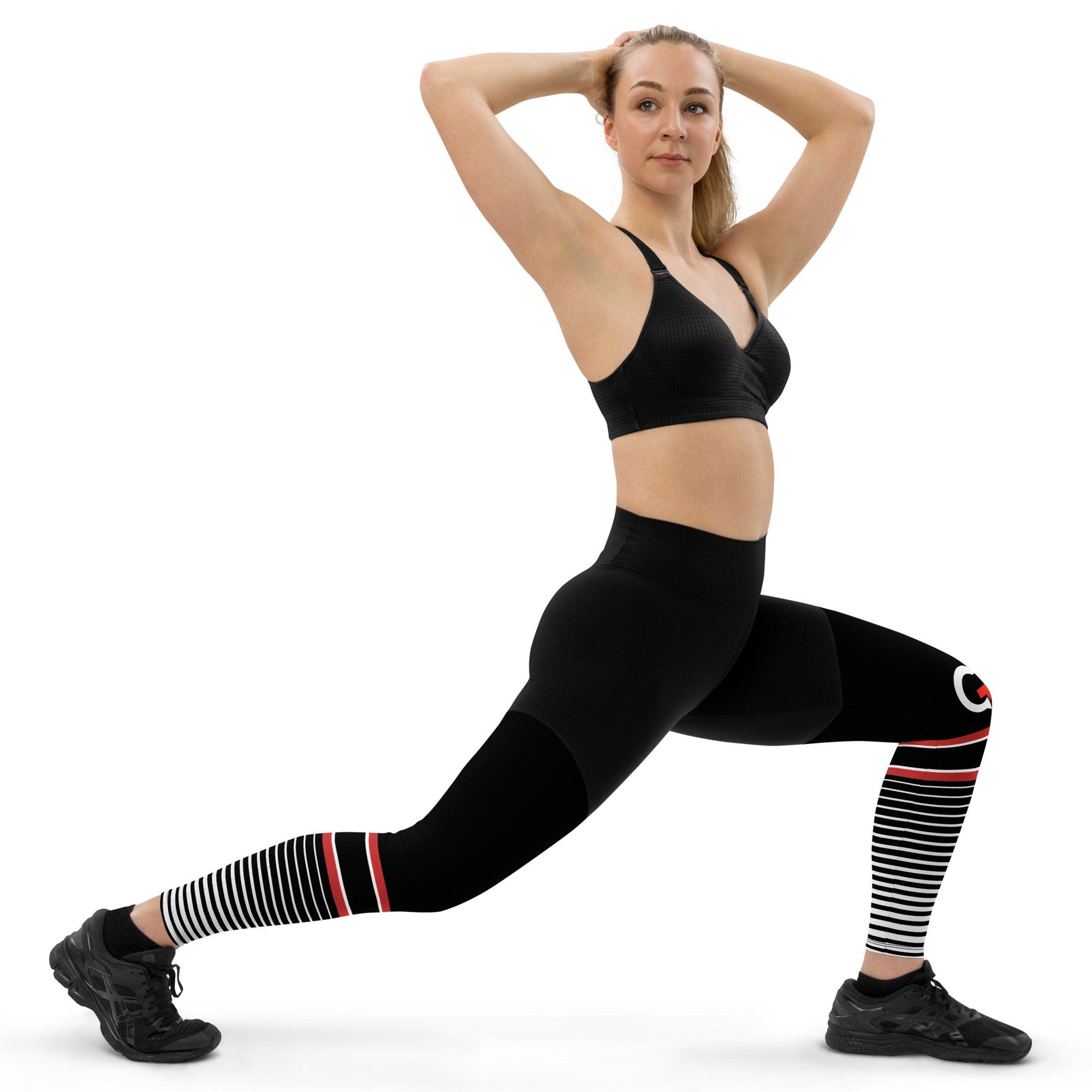 GEARTA - Knee-High Gradient Leggings for Active Wear