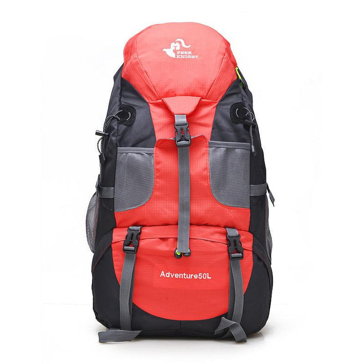 Outdoor Waterproof Foldable Hiking 50L Backpack - Red / 50L - GEARTA