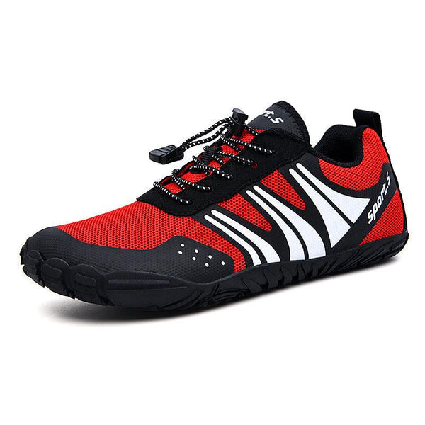 Outdoor Wading Shoes, Quick-drying Shoes, Beach Shoes, Hiking Shoes, Fishing Sports Shoes - Red / 35 - GEARTA