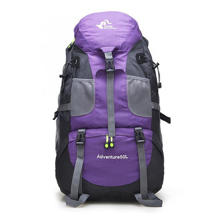 Outdoor Waterproof Foldable Hiking 50L Backpack - Purple / 50L - GEARTA