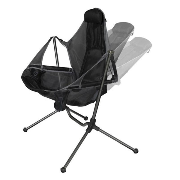 Foldable Swing Aluminum Backrest Recliner Camping Chair - GEARTA