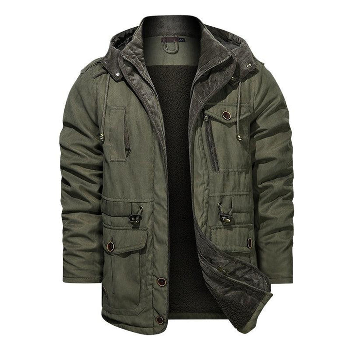 Winter Warm Thick Parkas Cotton Jacket For Men - GEARTA