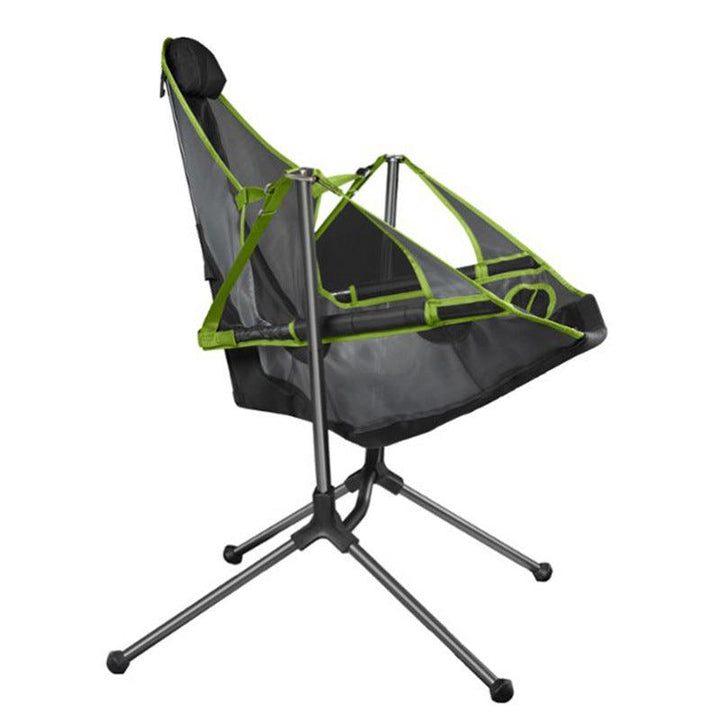 Foldable Swing Aluminum Backrest Recliner Camping Chair - GEARTA