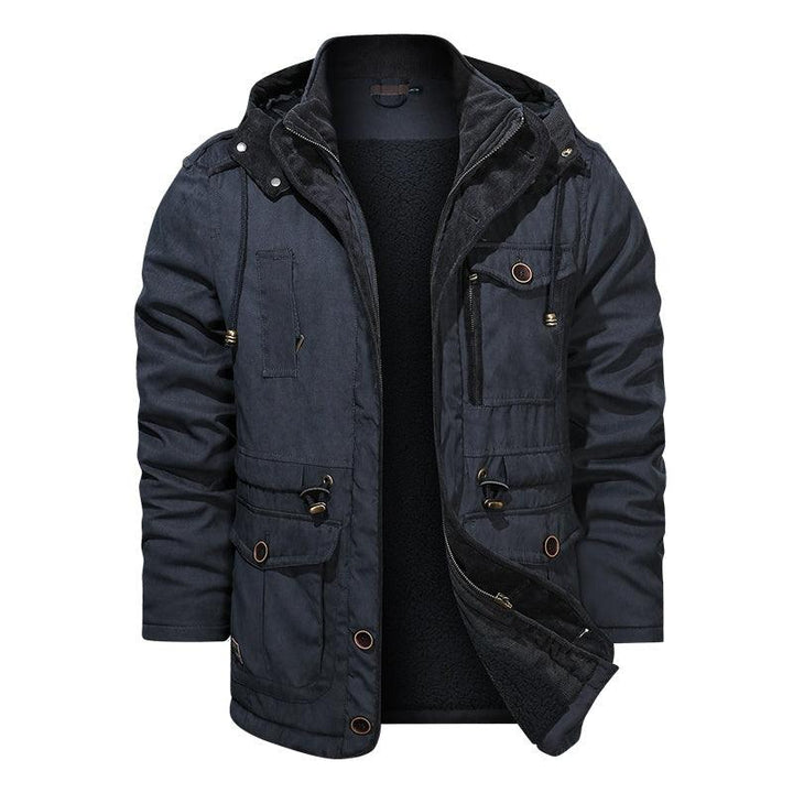 Winter Warm Thick Parkas Cotton Jacket For Men - GEARTA