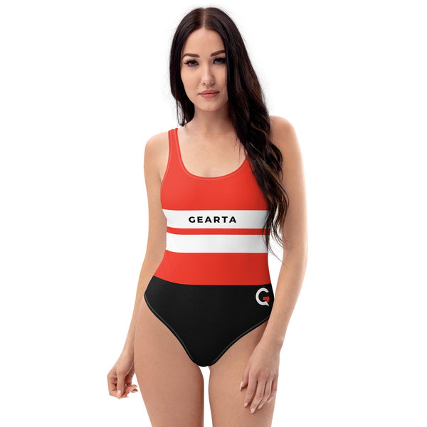 Retro Inspired One-Piece Beach Suit - XS - GEARTA