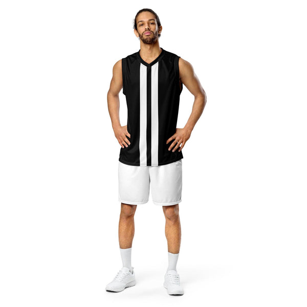 Referee Inspired Basketball Jersey - 2XS - GEARTA