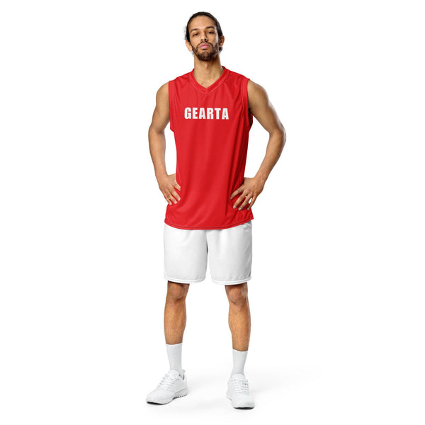 Bright Red Athletic Basketball Jersey - 2XS - GEARTA