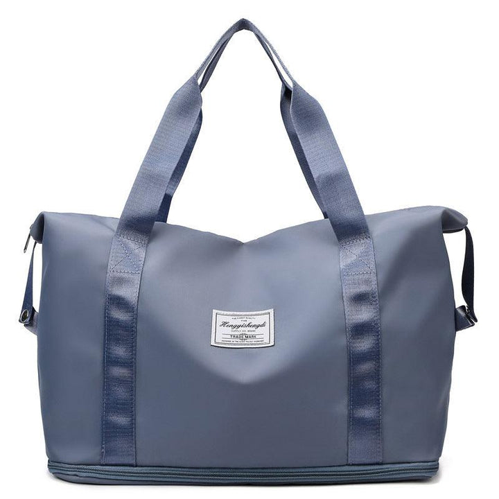 Large Capacity Travel Shoulder Bag Fitness Gym Workout Yoga Outdoor - Haze blue - GEARTA