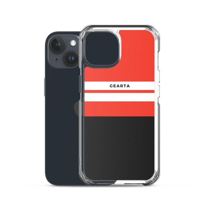 Red & Black Color Block iPhone Case - GEARTA