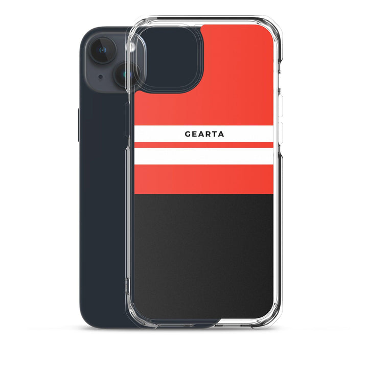 Red & Black Color Block iPhone Case - GEARTA