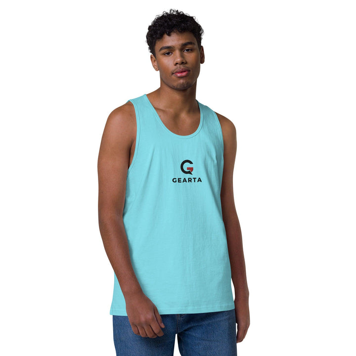 Superior Neutral Men's Tank Top - Pacific Blue / S - GEARTA