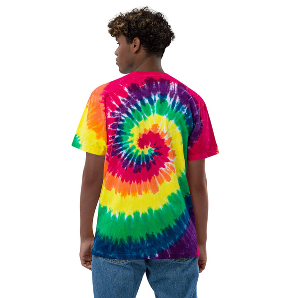 Roomy Tie-Dye T-Shirt with an Oversized Fit - S - GEARTA