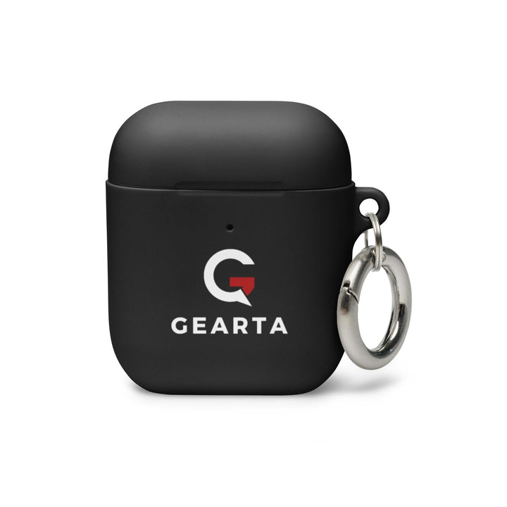 Minimalist Black Rubber AirPods Case - Black / AirPods - GEARTA