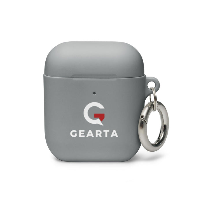 Minimalist Black Rubber AirPods Case - Grey / AirPods - GEARTA