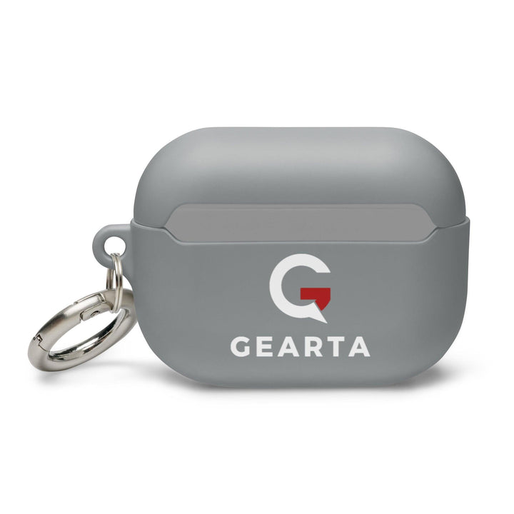 Minimalist Black Rubber AirPods Case - GEARTA