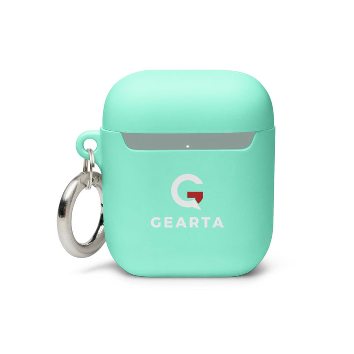 Minimalist Black Rubber AirPods Case - GEARTA