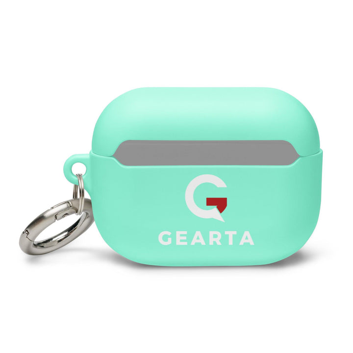 Minimalist Black Rubber AirPods Case - GEARTA