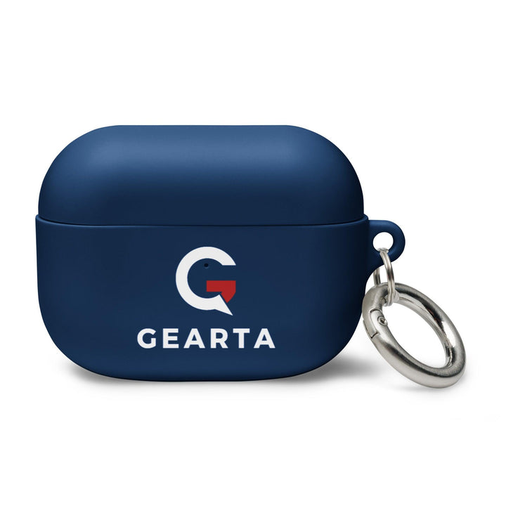 Minimalist Black Rubber AirPods Case - Navy / AirPods Pro - GEARTA