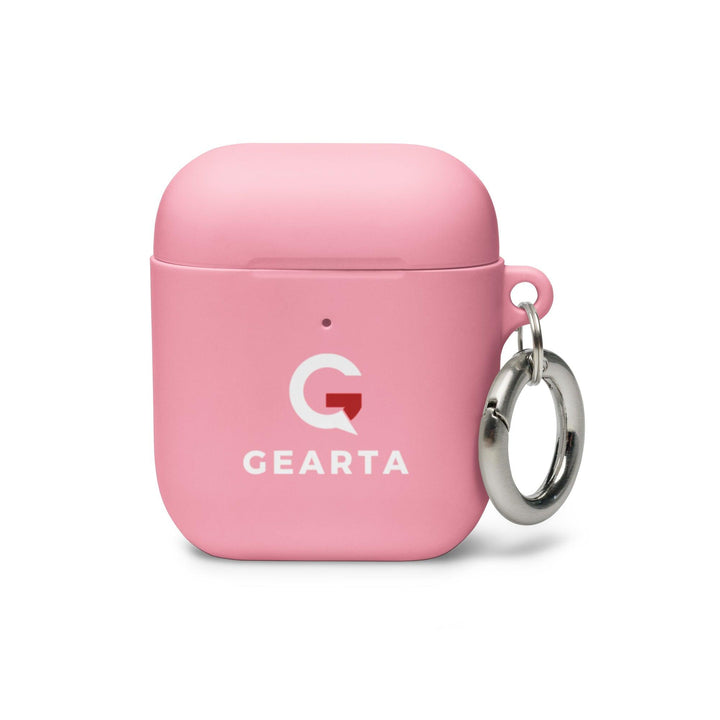 Minimalist Black Rubber AirPods Case - Pink / AirPods - GEARTA