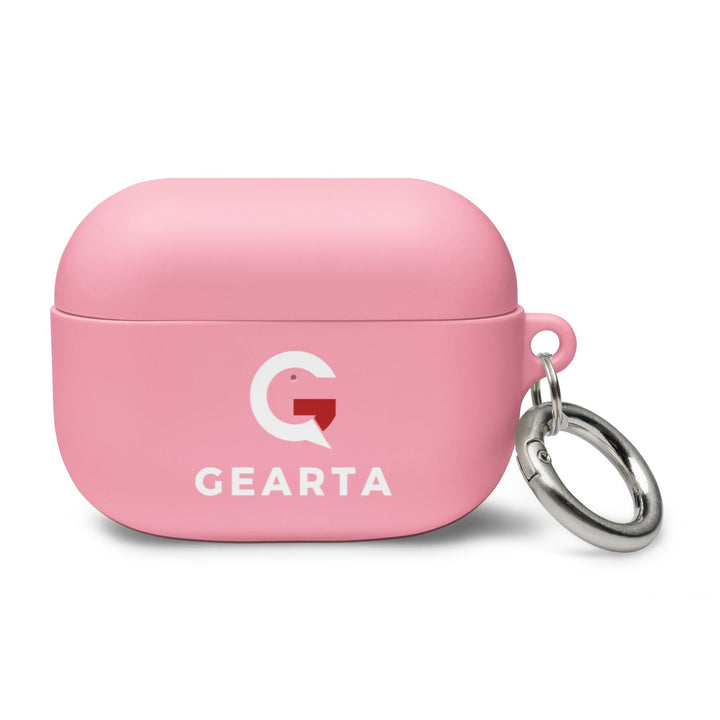 Minimalist Black Rubber AirPods Case - Pink / AirPods Pro - GEARTA