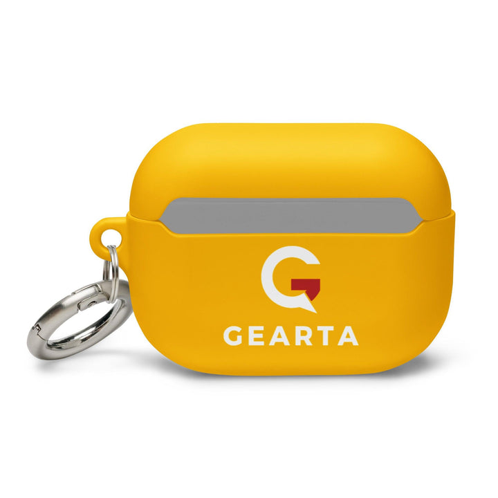 Minimalist Black Rubber AirPods Case - GEARTA