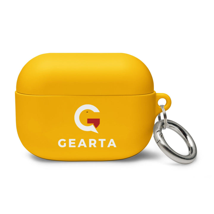 Minimalist Black Rubber AirPods Case - Yellow / AirPods Pro - GEARTA