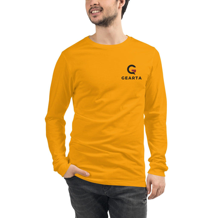 Long Bright Color Sleeve Tee - Gold / XS - GEARTA