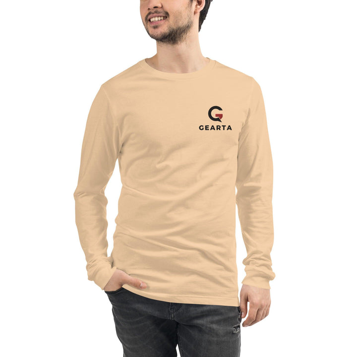 Long Bright Color Sleeve Tee - Sand Dune / XS - GEARTA